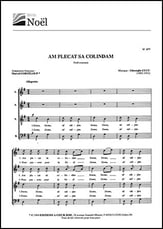 Am plecat sa colindam SATB choral sheet music cover